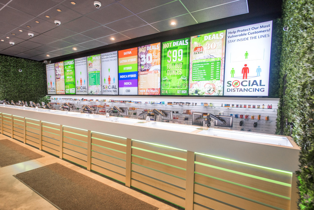 c and g dispensary lobby